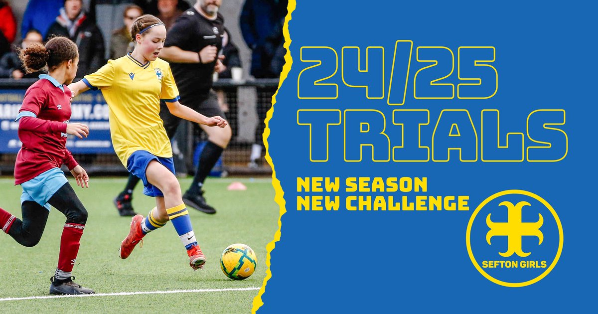We’re pleased to open the nomination forms for all talented players looking to trial for a place in one of next seasons squads. The nomination link is below and should be completed for any players to attend our June trials. seftonsgfa.co.uk Please RT 💛💙