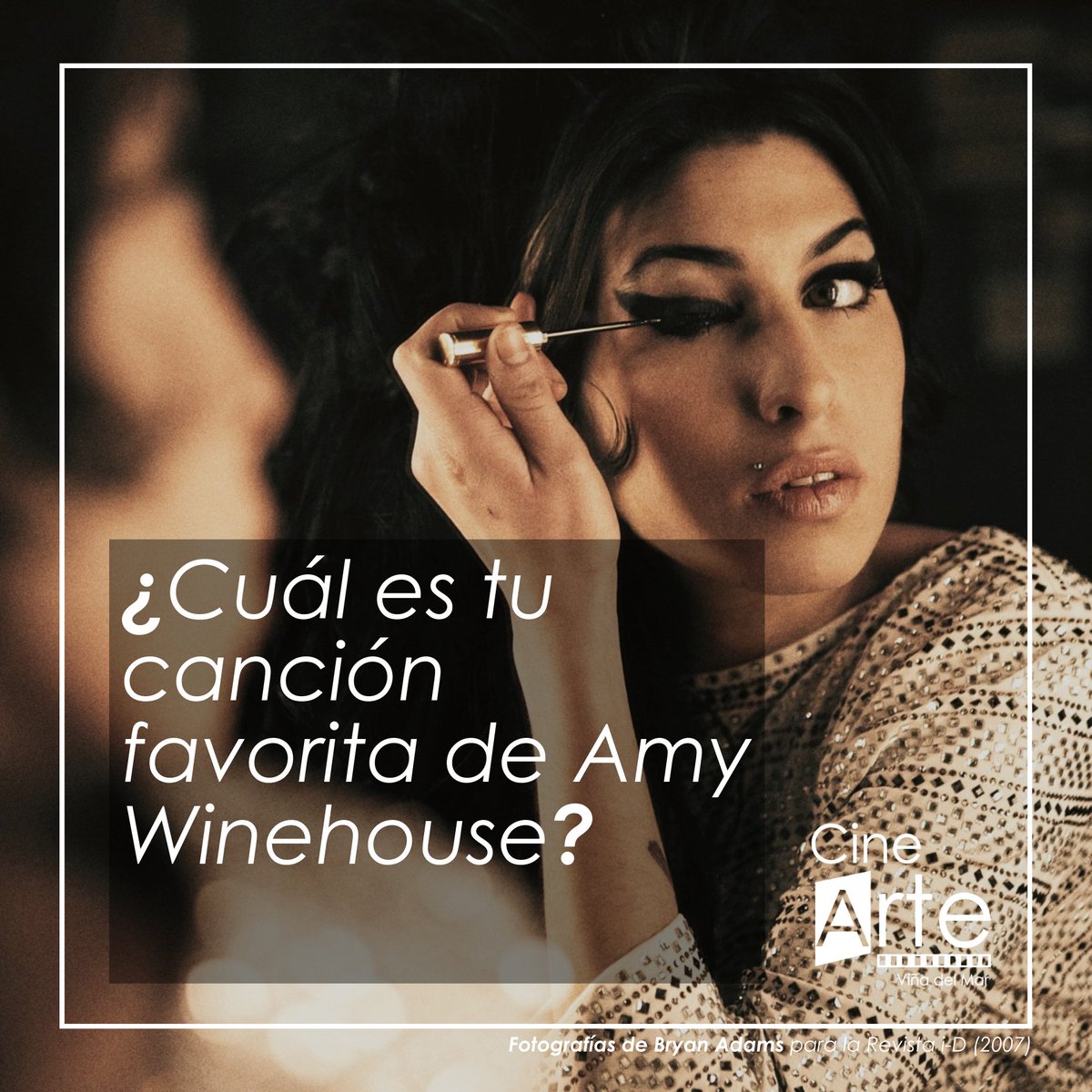 Mientras esperamos el estreno de “Back to Black” el próximo 11 de abril. Te invitamos a responder y comentarnos ¿Cuál es tu canción favorita de Amy Winehouse?  🎙️🎷

Amy Winehouse falleció el 23 de julio de 2011 debido a problemas relacionados con el abuso de sustancias.🌹