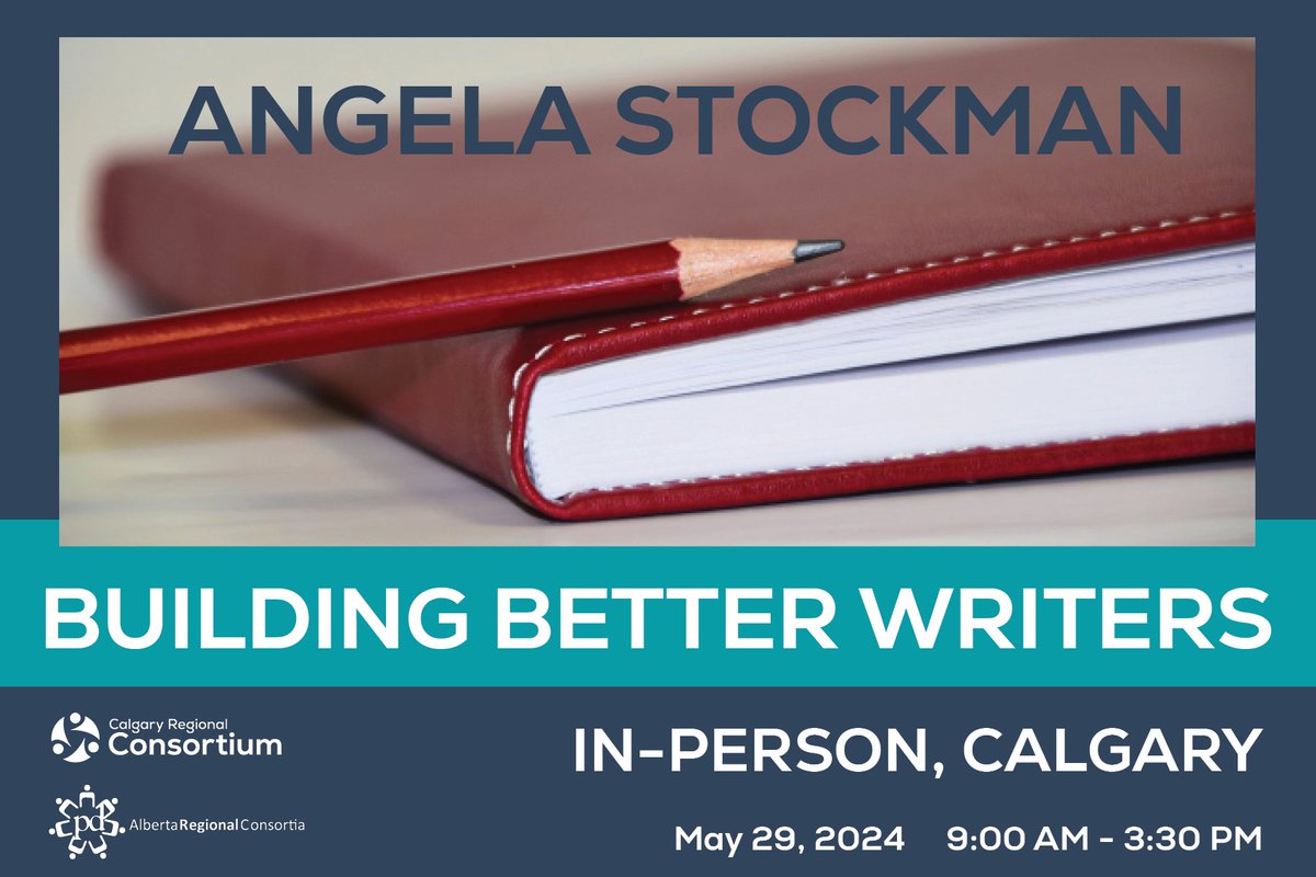 ✨Join us for this interactive writing workshop with @AngelaStockman! Explore a range of communication modes, tools, and resources to support all students. Learn how to assess student writing and develop mini-unit plans. @tackaberryk Learn more: crcpd.ab.ca/program/12334
