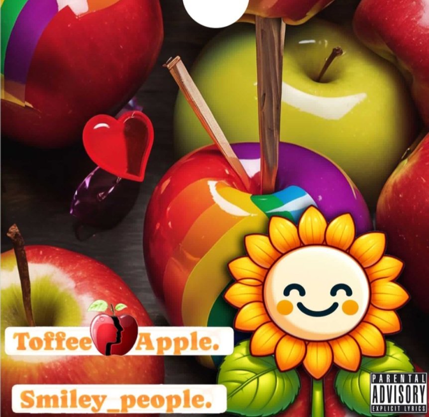 #smileypeople #toffeeapple @BandLab @mixcraft #funkyfriday #soul #doowop #rocknroll #pop #frenchwave #neosoul #house #guitarpop #indie #uk @narc_magazine @thecrack 

TOFFEE 🍎 AppLE . SMILey People.  

It's 29 minutes of the best fun Ever . On platforms like @SpotifyUK