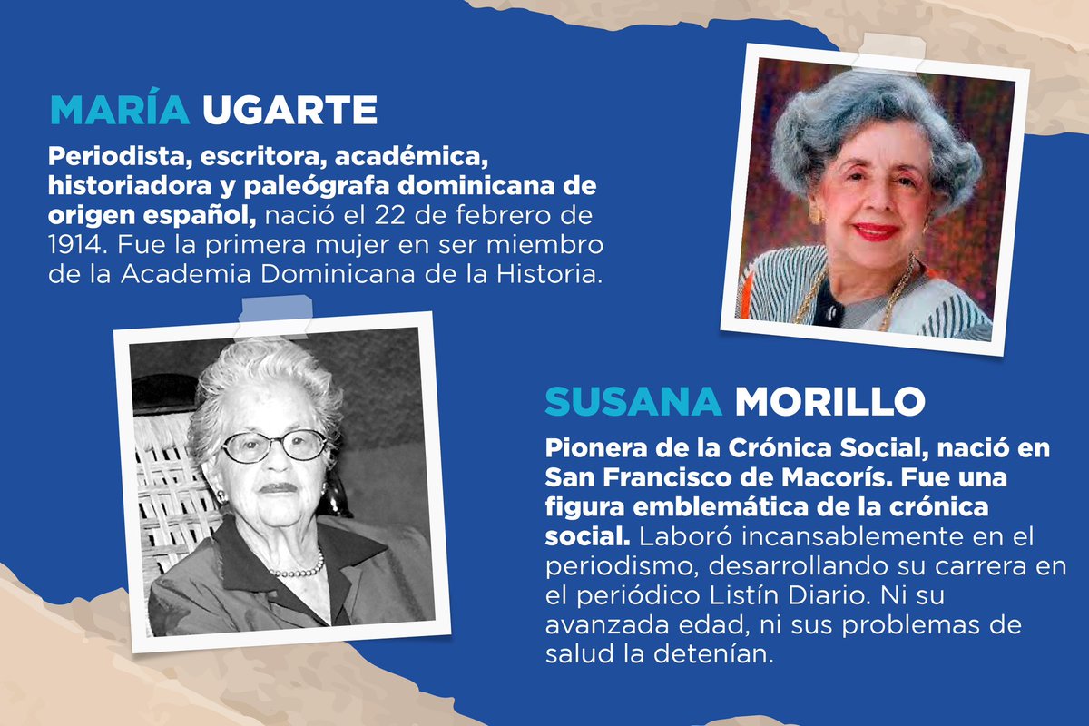 Hoy celebramos el Día Nacional del Periodista y honramos el legado de mujeres que marcaron la historia del periodismo dominicano. Ellas se abrieron paso en medio de desafíos y adversidades, estableciendo un estándar de excelencia que ha inspirado a generaciones posteriores de…