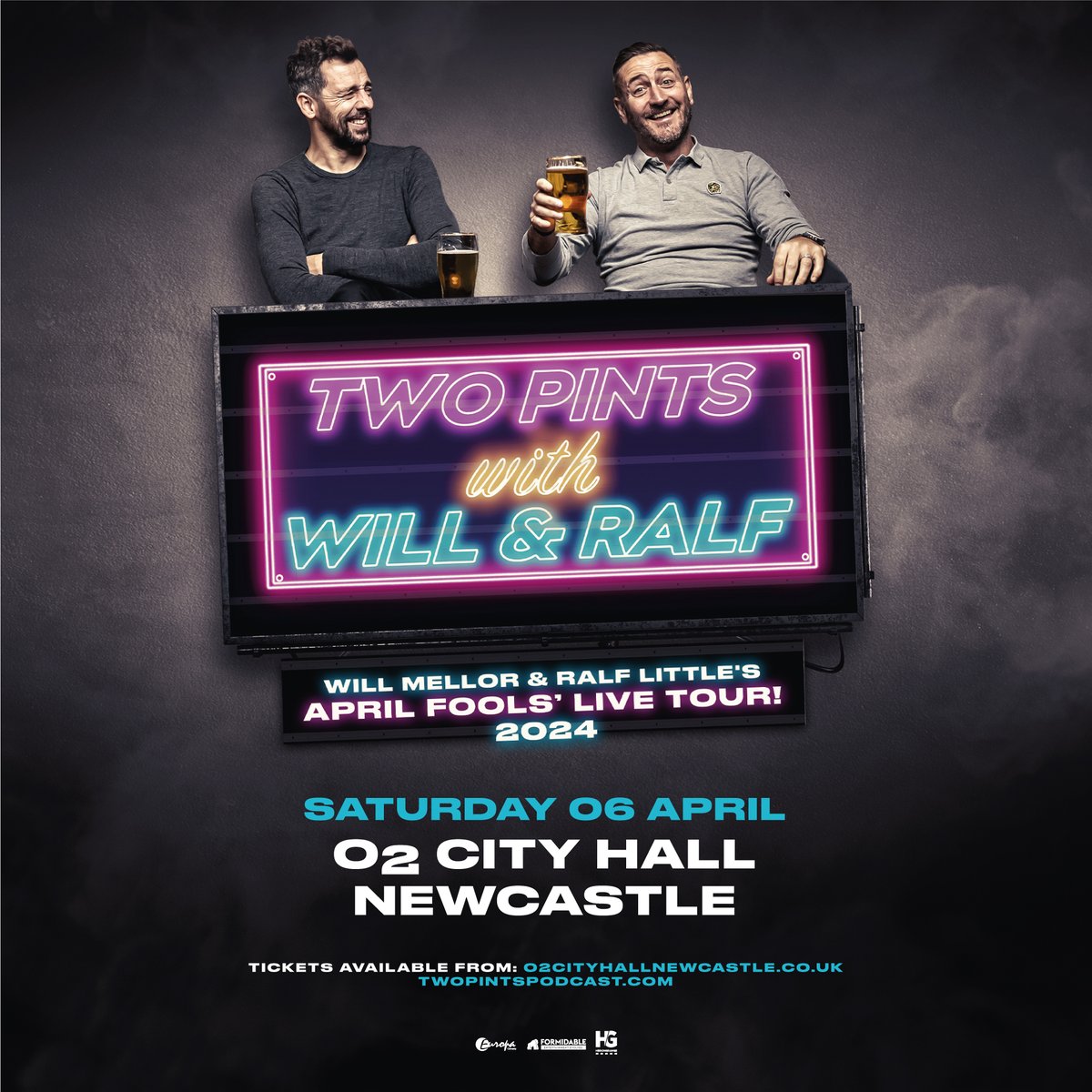 Can't wait for the @TheTwoPintsPod with @Mellor76 and @RalfLittle tonight 🙌 Doors at 6:30pm. Our usual security measures are in place - no bags bigger than A4 - please check our pinned tweet for details 🙏