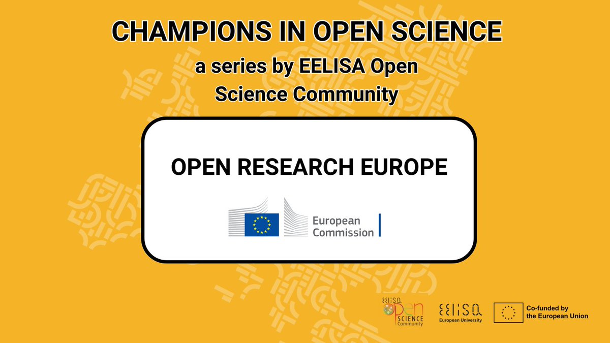 #EELISACommunity #Resource: Accelerate the impact of your research with rapid publication, open peer review, and indexing in databases such as Scopus and PubMed with Open Research Europe. Offering researchers a publishing venue while facilitating open research discussion.