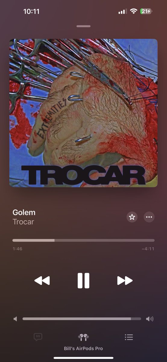 Pretty sure the sound of @deathmetalradio’s voice alone can boil vomit. Nasty stuff @thetrocar