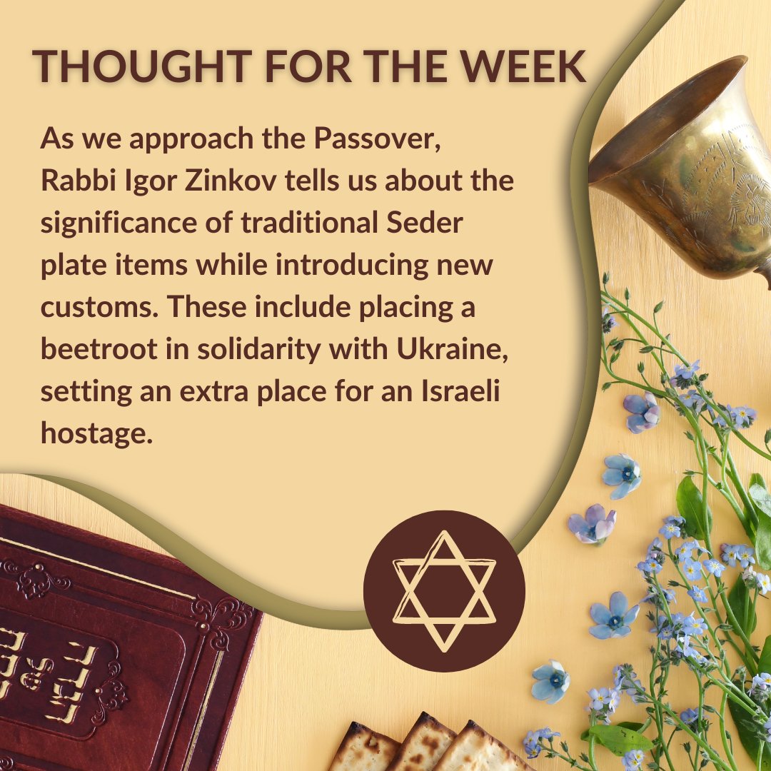 Rabbi Igor Zinkov shares his Thought for the Week. Read the full article on our website ljs.org/thought.html