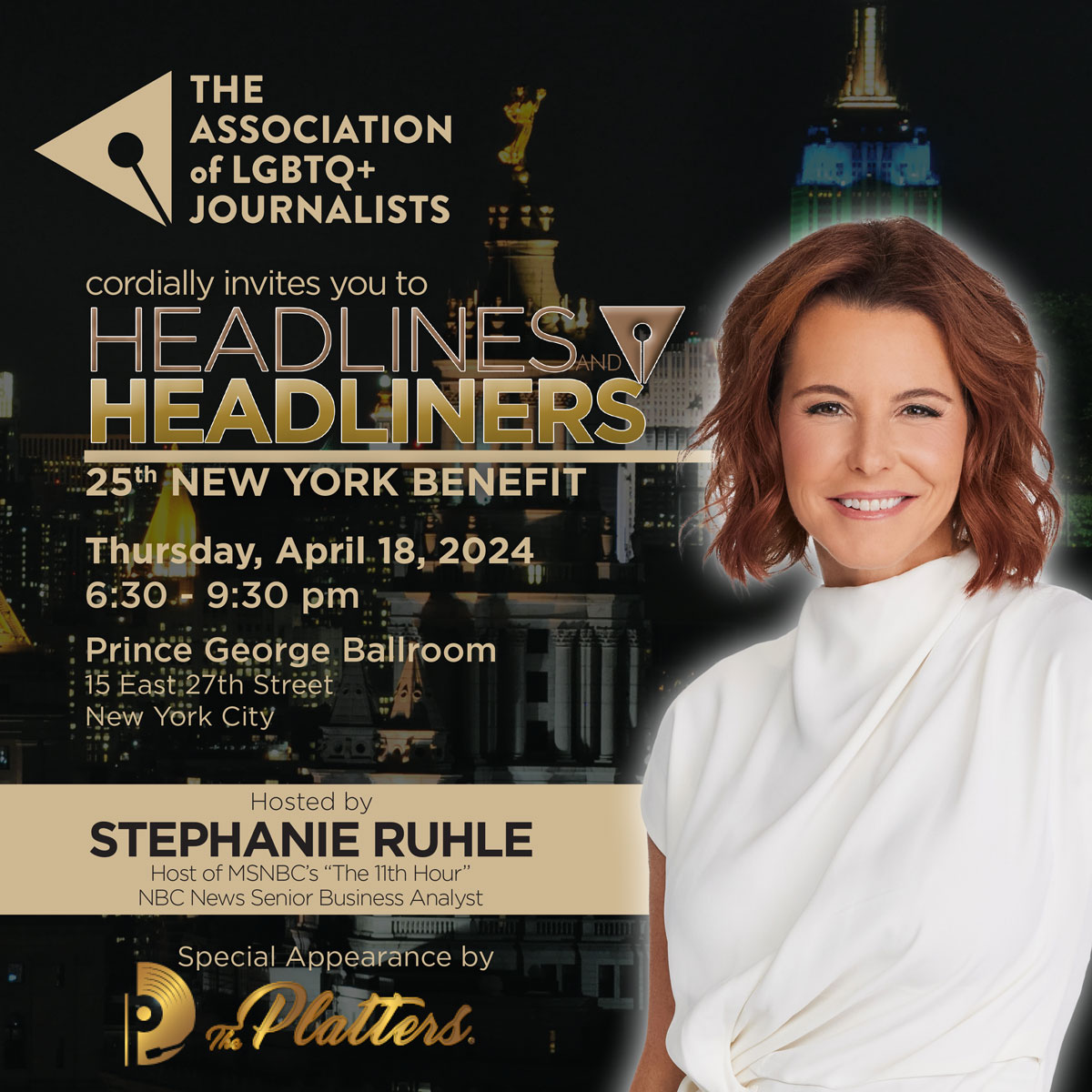 📅 We are less than two weeks away from the return of Headlines & Headliners! 🥂Join us on April 18 in New York for a night of community and celebration, all in support of fair and accurate coverage of LGBTQ+ communities and issues. 🎟️ Grab your tickets at the link in our bio!