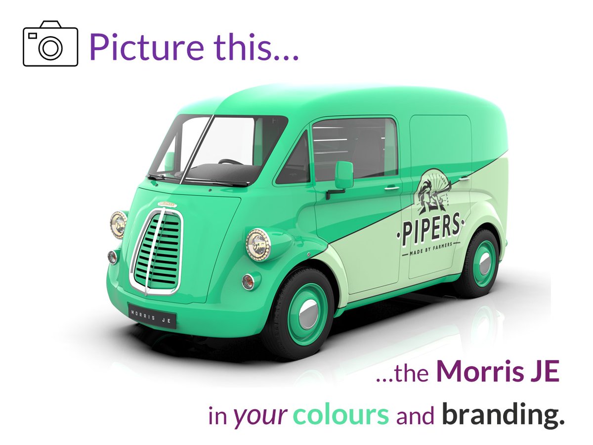 Picture your business standing out on every delivery! #MorrisJE gives you a 1-ton payload, 6m3 space, up to a 250-mile range, AND mobile advertising! morris-commercial.com/preorder/ #Retail #transport #branding #businessowners #electricvans #design #advertising #billboard