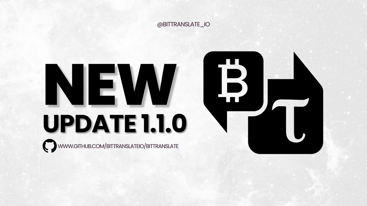 BitTranslate (SN2) tweet media