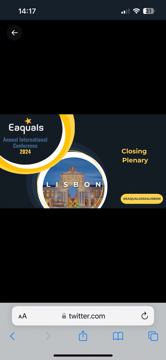 Counting down the days! Giving this year’s closing plenary @Eaquals #Eaquals2024Lisbon &discussing critical questions with educational leaders on the future of language education & how it can serve the interests of all language learners eaquals.org/eaquals-events…