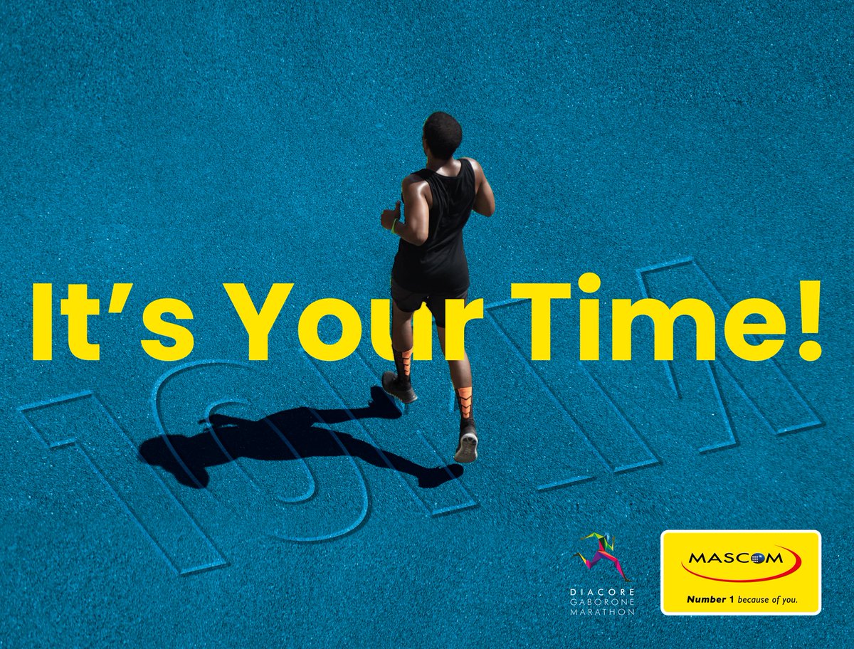 It’s Your Time! #Mascom10KM #DGM2024 #Number1BecauseOfYou