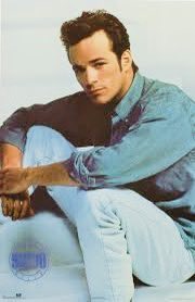 Please share a poster you remember having on your wall as a preteen/teen?! #LukePerry