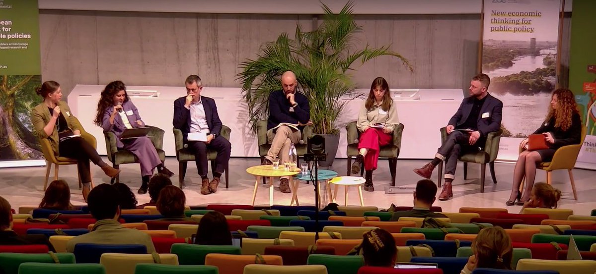 📽️ Just transition: aligning #climate and environmental action with social equity and well-being

➡️@SebastienTreyer participated in this session of the #Think2030 conference organised by @IEEP_eu, with @elizabethdirth @MariaNikolo @ellahuys @LeyiMikael @mik_len Watch👇