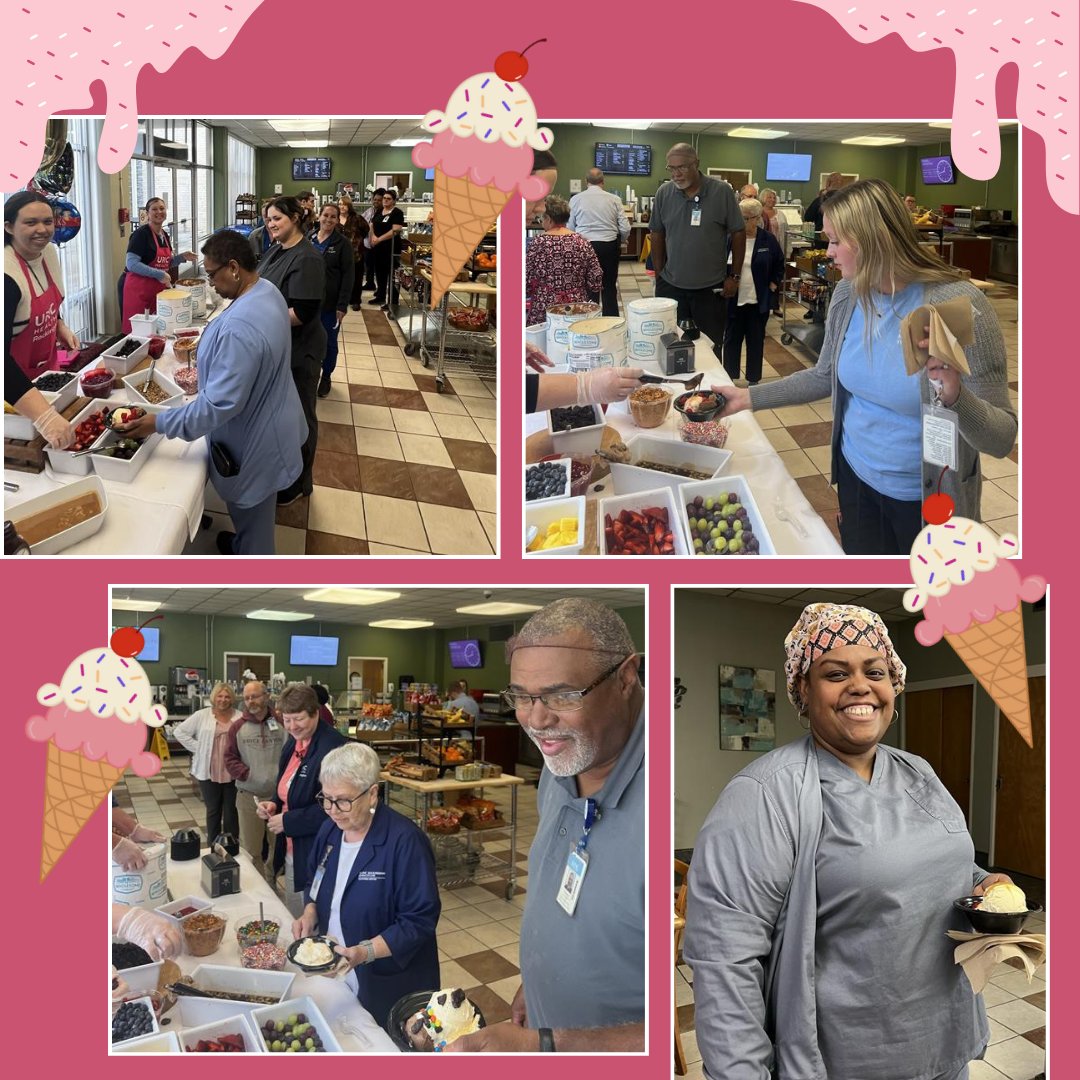 Congratulations to our #OneGreatTeam at UNC Health Rockingham for achieving 100% on quality measures at UNC Health Rockingham in March. We celebrated all of their hard work with an ice cream social yesterday afternoon!  Thank you to all of our teammates who make that possible!