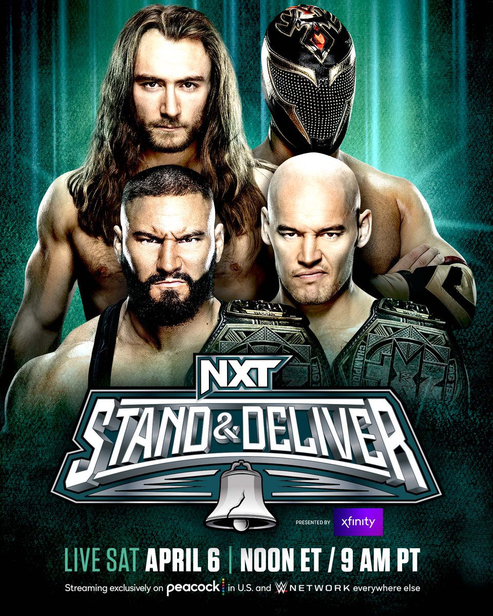 This one might steal the entire weekend. @WWEFrazer & @Axiom_WWE take on @bronbreakkerwwe & @BaronCorbinWWE for the #WWENXT Tag Team Championship TOMORROW at #StandAndDeliver! 🎟️ TICKETS ON SALE NOW: ticketmaster.com/nxt-stand-deli…