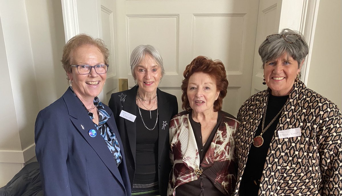 ⁦With ⁦@Noeline_B⁩ Anne O’Donnell, Olive Braiden 4 former CEOs ⁦@DublinRCC⁩ celebrating the work of Dr Maura Woods & all who have continued the amazing wk ⁦@RotundaHospital⁩ SATU ⁦expertly led by ⁦@meogan⁩