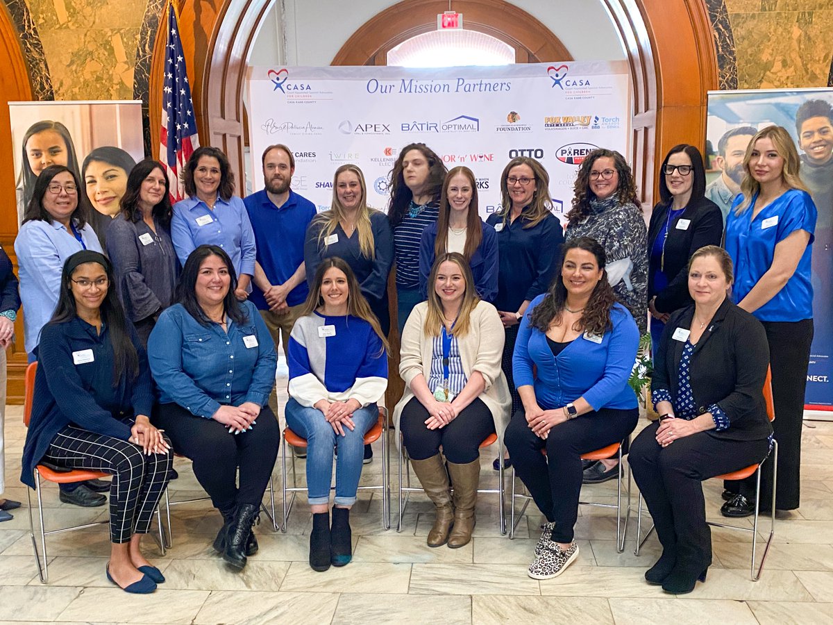 Today, Friday, April 5 marks the annual #WearBlueDay 💙 
CASA Kane County staff unites in a Sea of Blue to stand in solidarity with Child Abuse Prevention efforts happening locally & nationally throughout April.
#awareness #childadvocacy #childabuseprevention #childabuseawareness