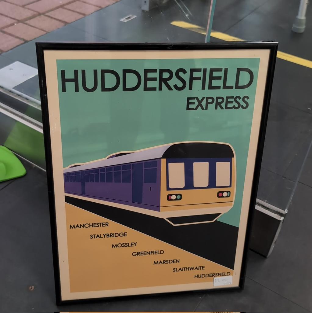 All aboard the Huddersfield Express 🚂🚂

What a find! The perfect wall decoration! 🤩
Only £2 from The A World in Ashton.

#CharityShop #CharityFinds #ShopCharity #ShopLocal