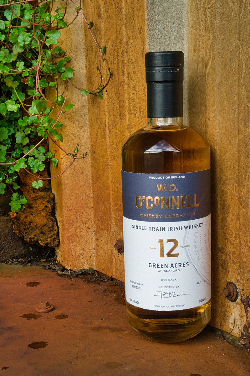 Spring is in the air! Our latest Collab with @GreenacresIrl available via their website. We love using Rye casks, and this 12 yr old Single grain shows how delicious a good rye cask can be! #rye #ryewhiskey #irishwhiskey