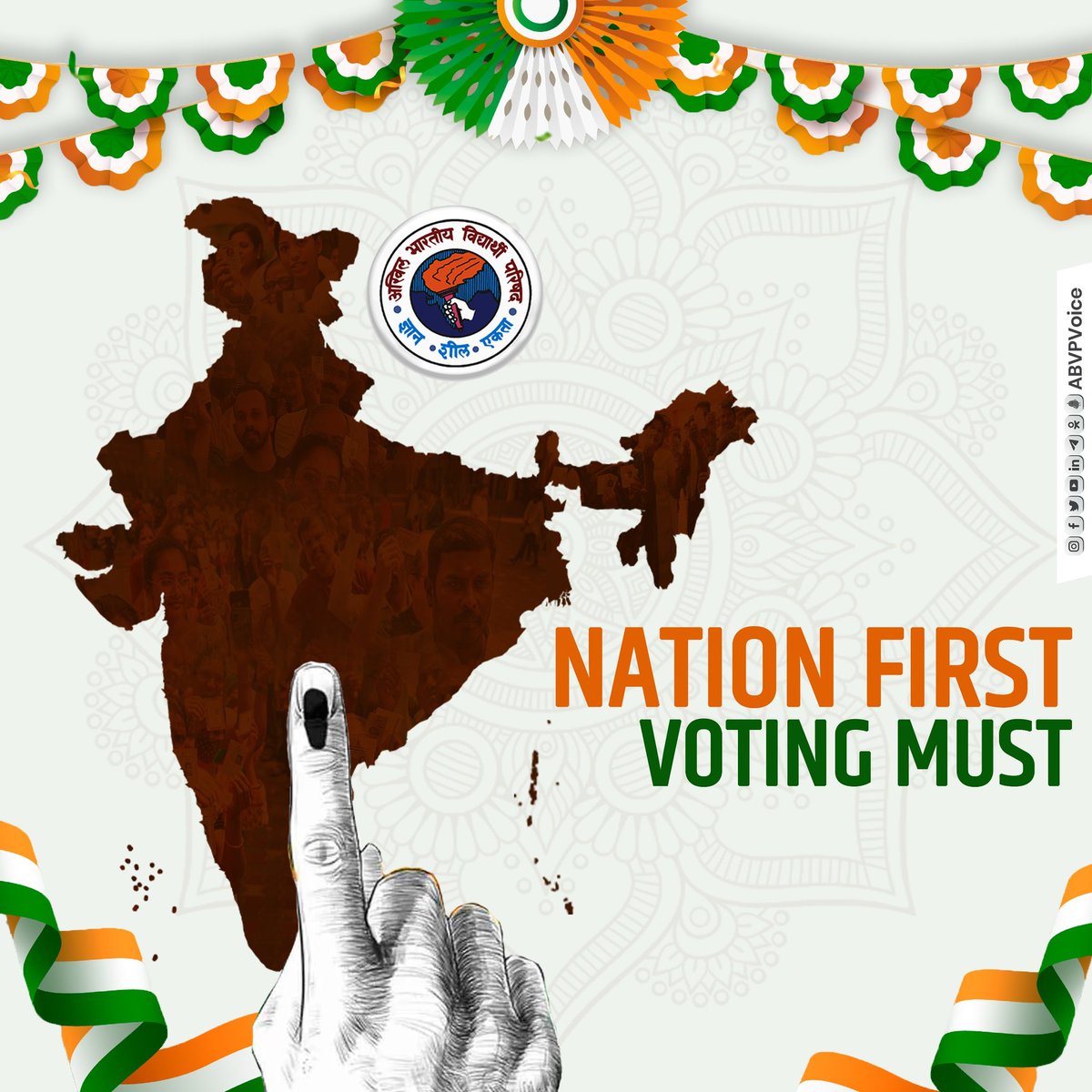 As we embark on our democratic journey, let's remember the power we hold in our hands to drive change and uphold our values. Exercise your right, make your mark, and be a part of the collective voice of Bharat. Your vote is not just a duty but a privilege, a responsibility to…
