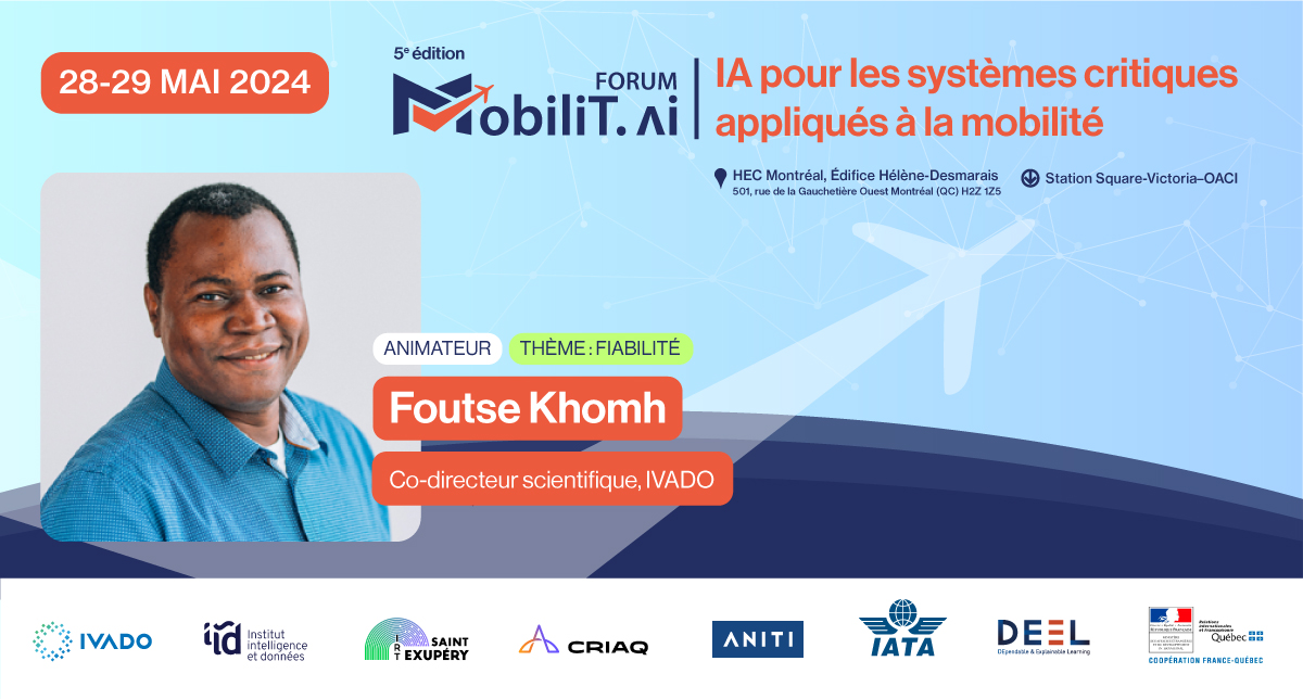 Venez assister à une série de présentations d'experts de l’industrie, animée par Foutse Khomh. mobilit.ai #MobiliTAI
-
Come and join us to attend a series of presentations  hosted by Foutse Khomh. Register now!