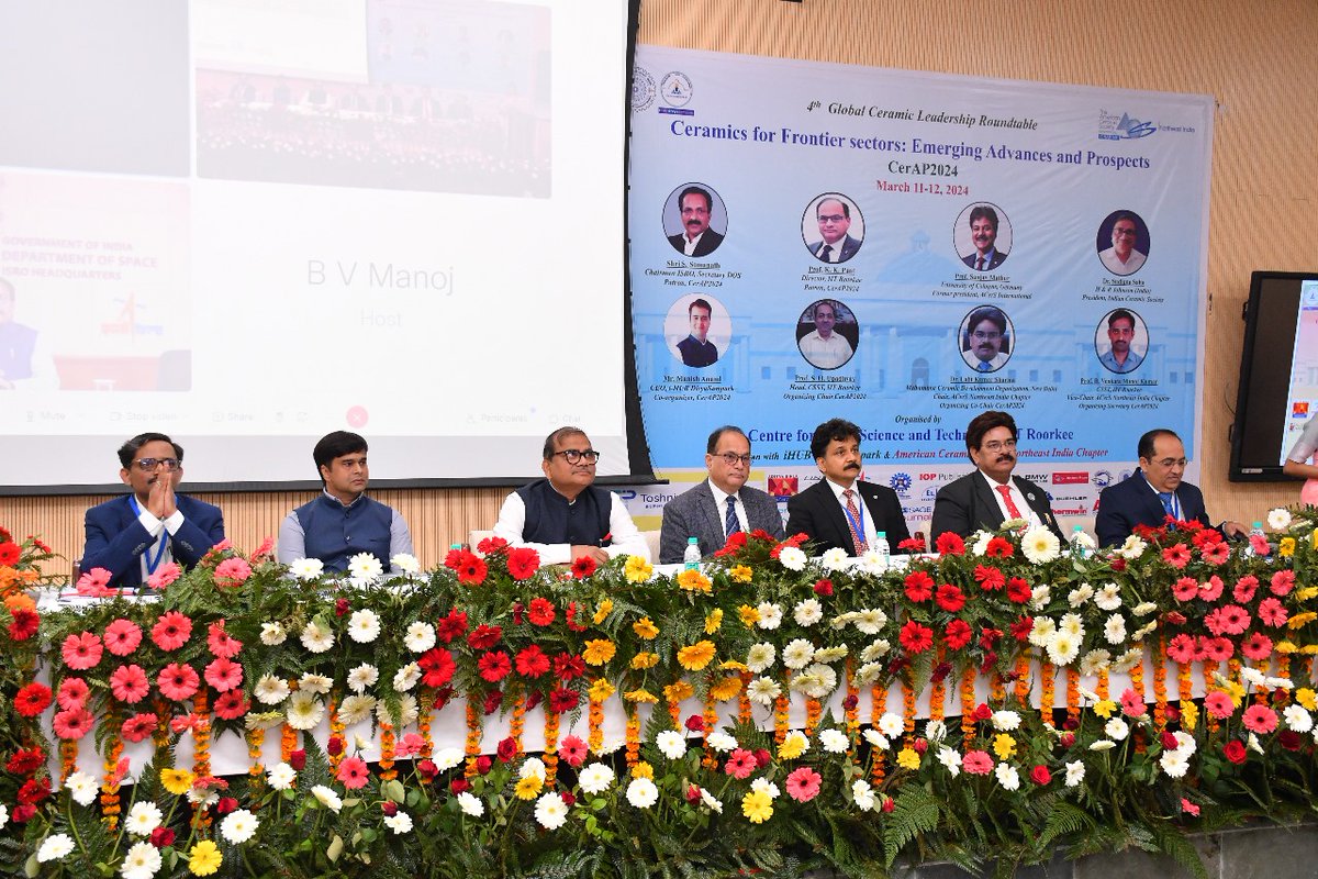 Successful Inaugural Session Marks Commencement of CerAP2024 at IIT Roorkee pib.gov.in/PressReleasePa… @iitroorkee