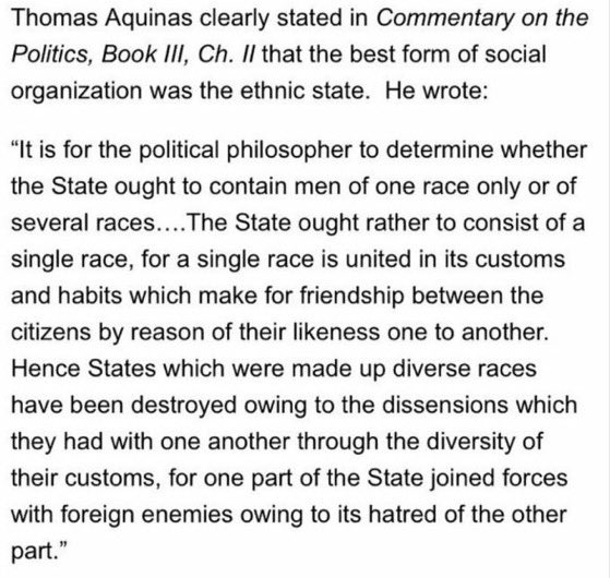 “I don’t care” about what? The reality that race and an ethnostate are totally licit in Christianity as stated by the early church fathers?