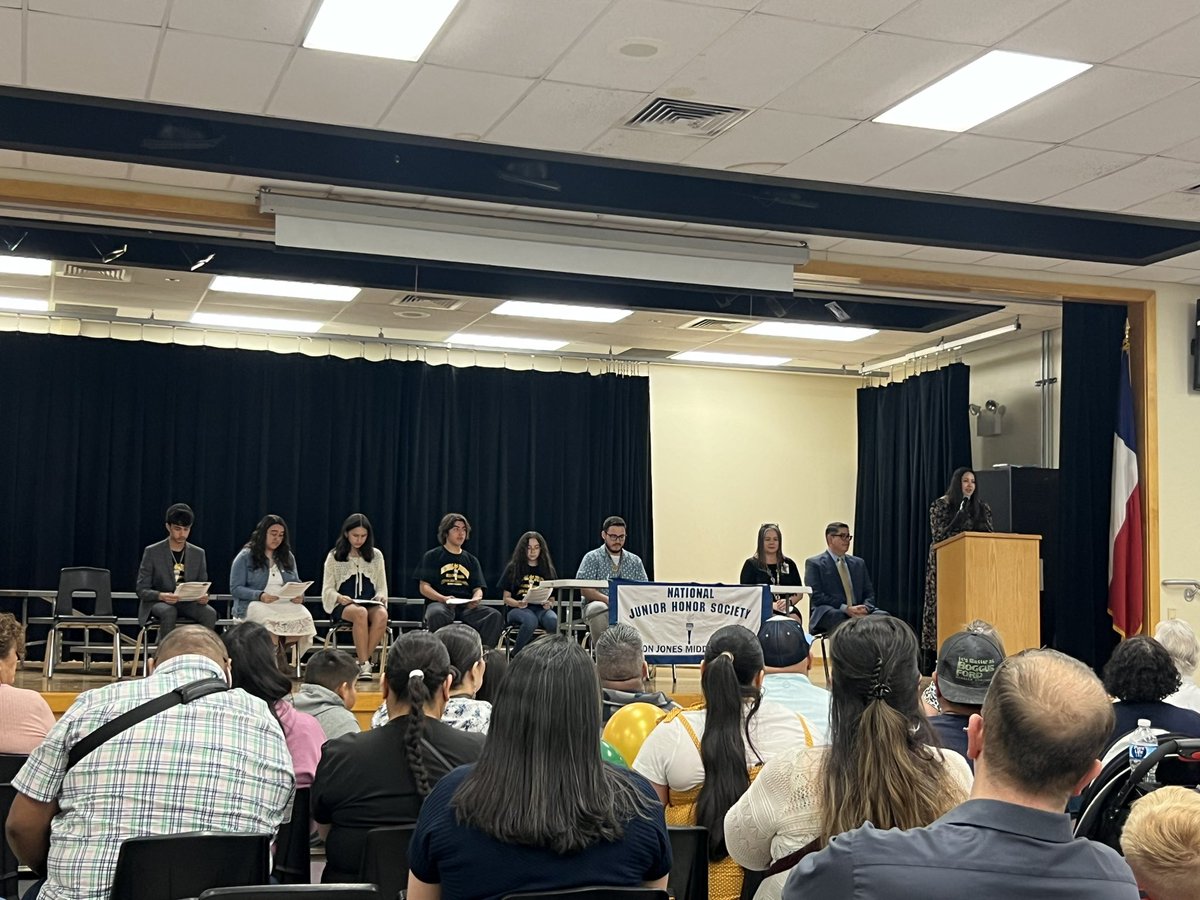 Jones Middle School (@nisdjones) on Twitter photo Congratulations to our 49 students who were inducted into the National Junior Honor Society! <a href="/NISDJonesSTEM/">Anson Jones Magnet School</a> <a href="/EZavala_NISD/">Elena Zavala</a> <a href="/MrHuertaNISD/">Michael Huerta</a> Congratulations to our 49 students who were inducted into the National Junior Honor Society! <a href="/NISDJonesSTEM/">Anson Jones Magnet School</a> <a href="/EZavala_NISD/">Elena Zavala</a> <a href="/MrHuertaNISD/">Michael Huerta</a>