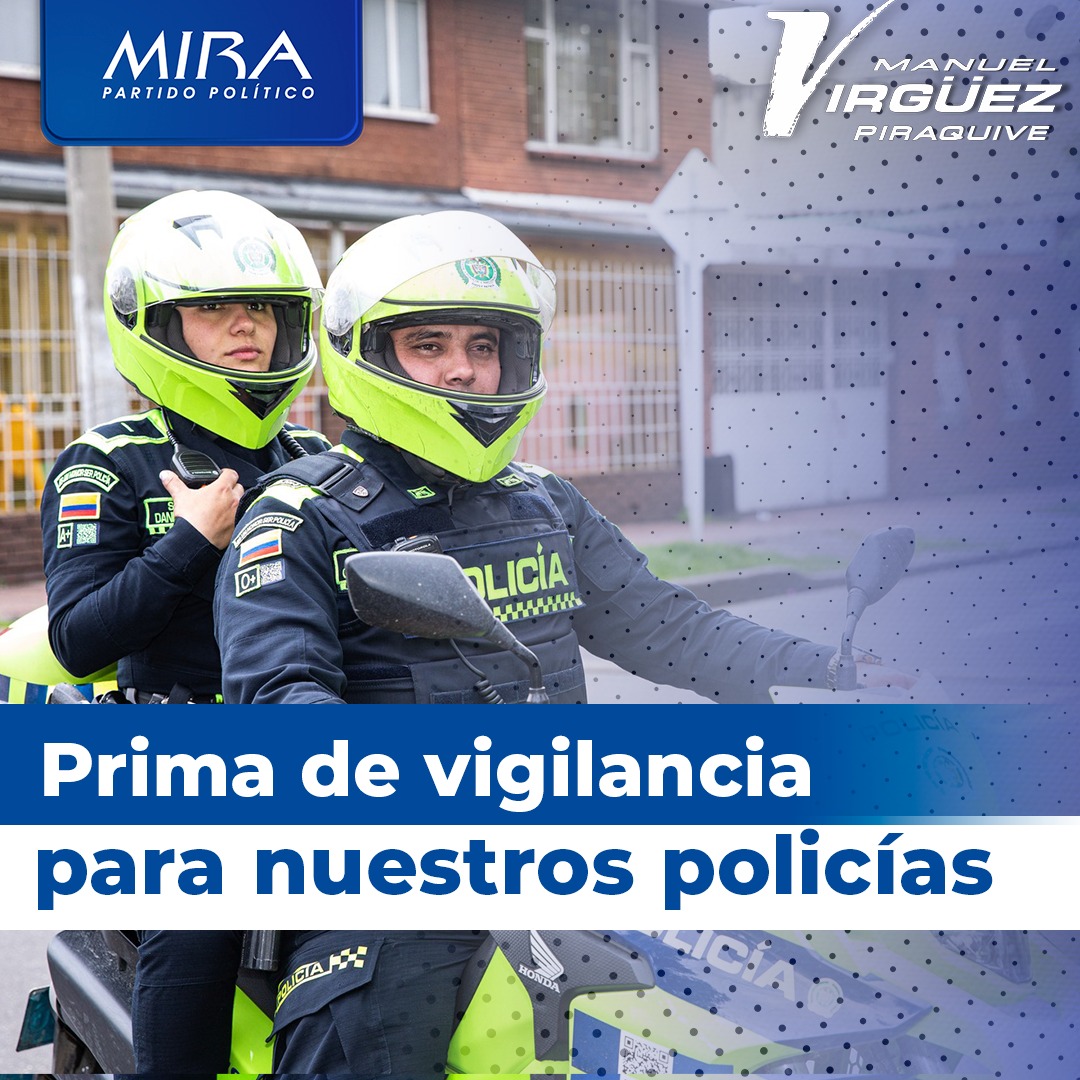 Todo policía de barrio hace parte de la policía de vigilancia, la única especialidad en las fuerzas militares y de policía que NO TIENE UNA PRIMA O BONIFICACIÓN por esta difícil labor.👮‍♀️👮‍♂️🚔 #YoApoyoMiPolicia #PrimadeVigilanciaYA Invito nuevamente, como lo he hecho en varias…