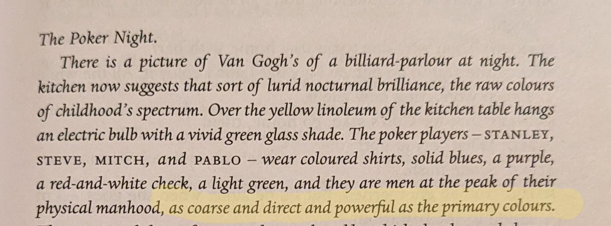 sometimescasey's tweet photo. Damn, Tennessee Williams has a way with words 🎨🥃

Assigned reading for @Soulpepper's summer run of A Streetcar Named Desire:
https://t.co/2htlBuxszV https://t.co/p5yC3DWvwZ