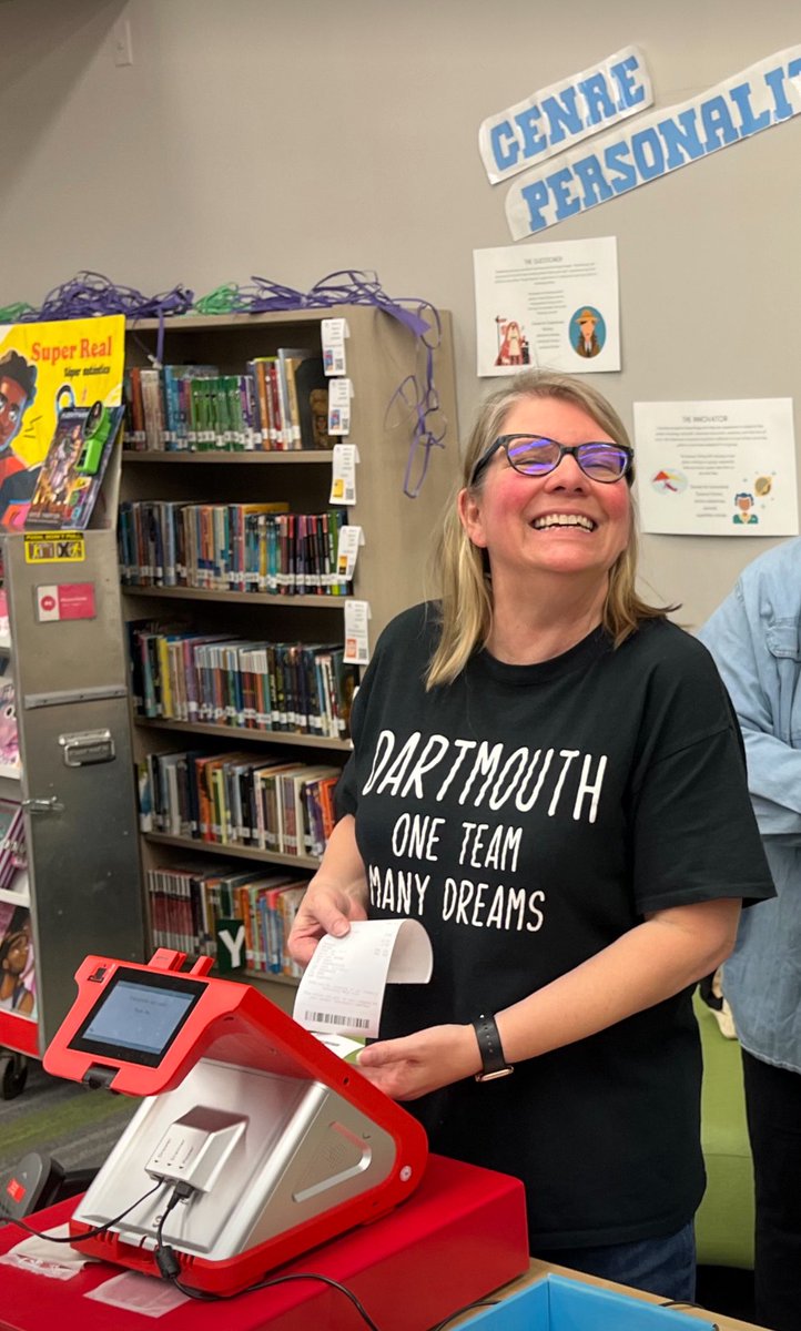 She is more than our LITE! She is a shining star at DME. Happy National Library Week @VanessaHartiga! DME appreciates you so much!