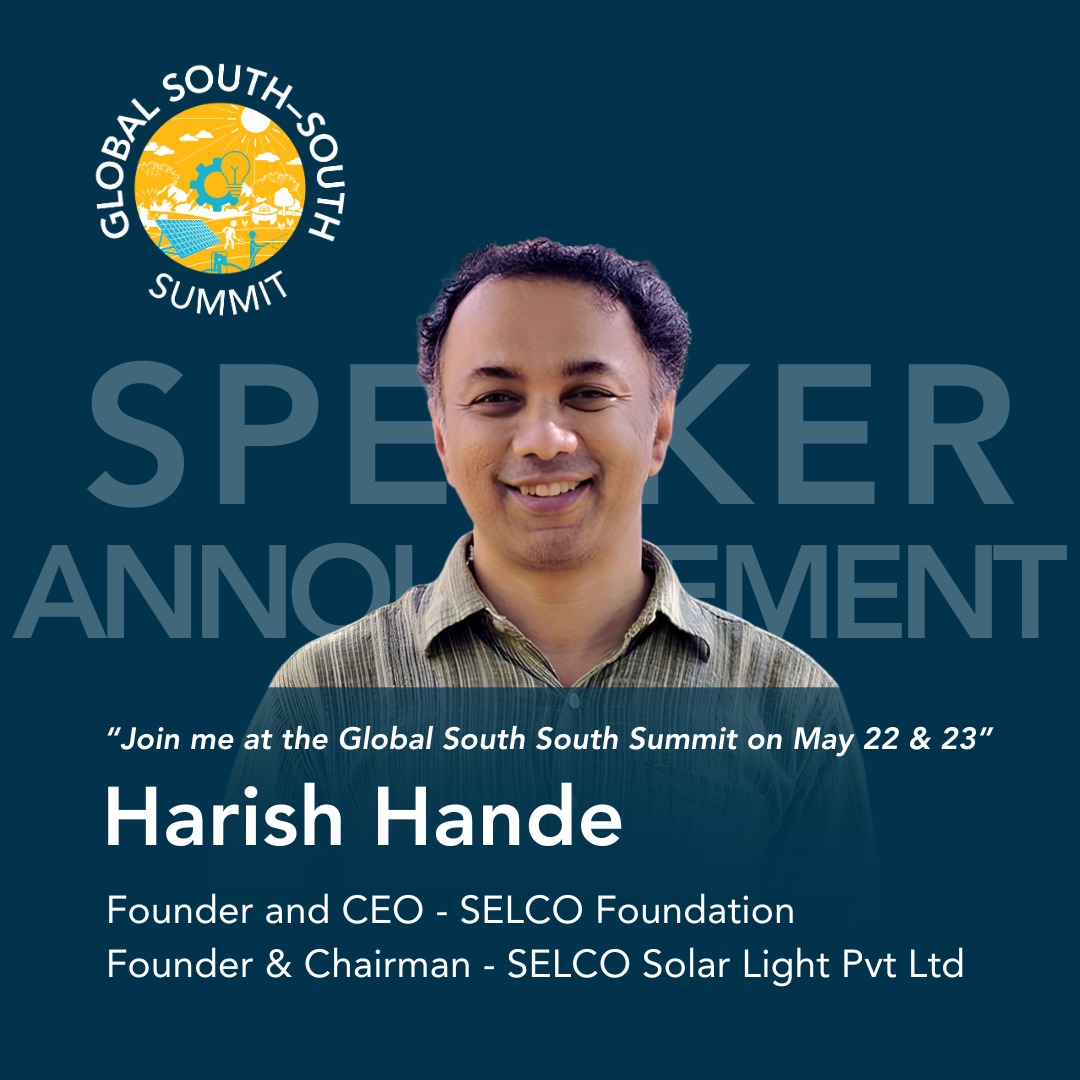 #GlobalSouthSouthSummit Join @Harishhande, a renowned pioneer in democratizing #RenewableEnergy, as he empowers communities in #India & beyond. Don't miss the chance to learn from this visionary leader. Learn more: southsouthsummit.com #cleanenergy #renewables #Ethiopia