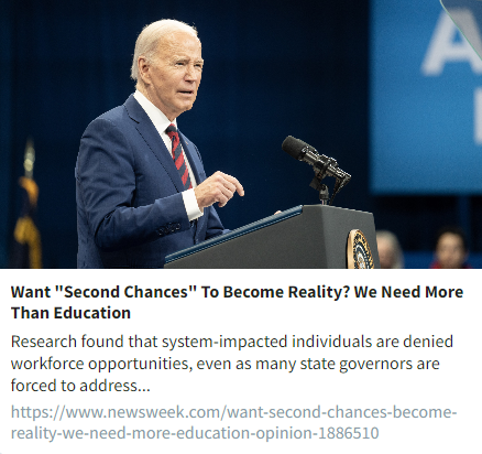 STEM_OPS's tweet photo. This #SecondChanceMonth, the @EDCtweets's own Michael Saine and Basia Skudrzyk were featured in @Newsweek in a thought-provoking discussion on 'Second Chance.'

Learn more about their thoughts at https://t.co/6HaQUHV88w

#WorkforceIntegration #EconomicEmpowerment https://t.co/OU9X5vmZgK