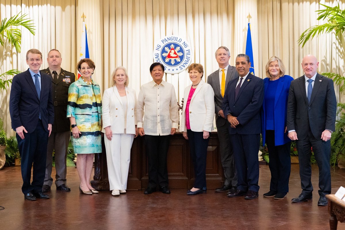 During our visit to the Philippines, we met President Marcos to discuss our growing defense and economic partnership and reaffirmed our commitment to the Philippines amid China’s provocations in the South China Sea.