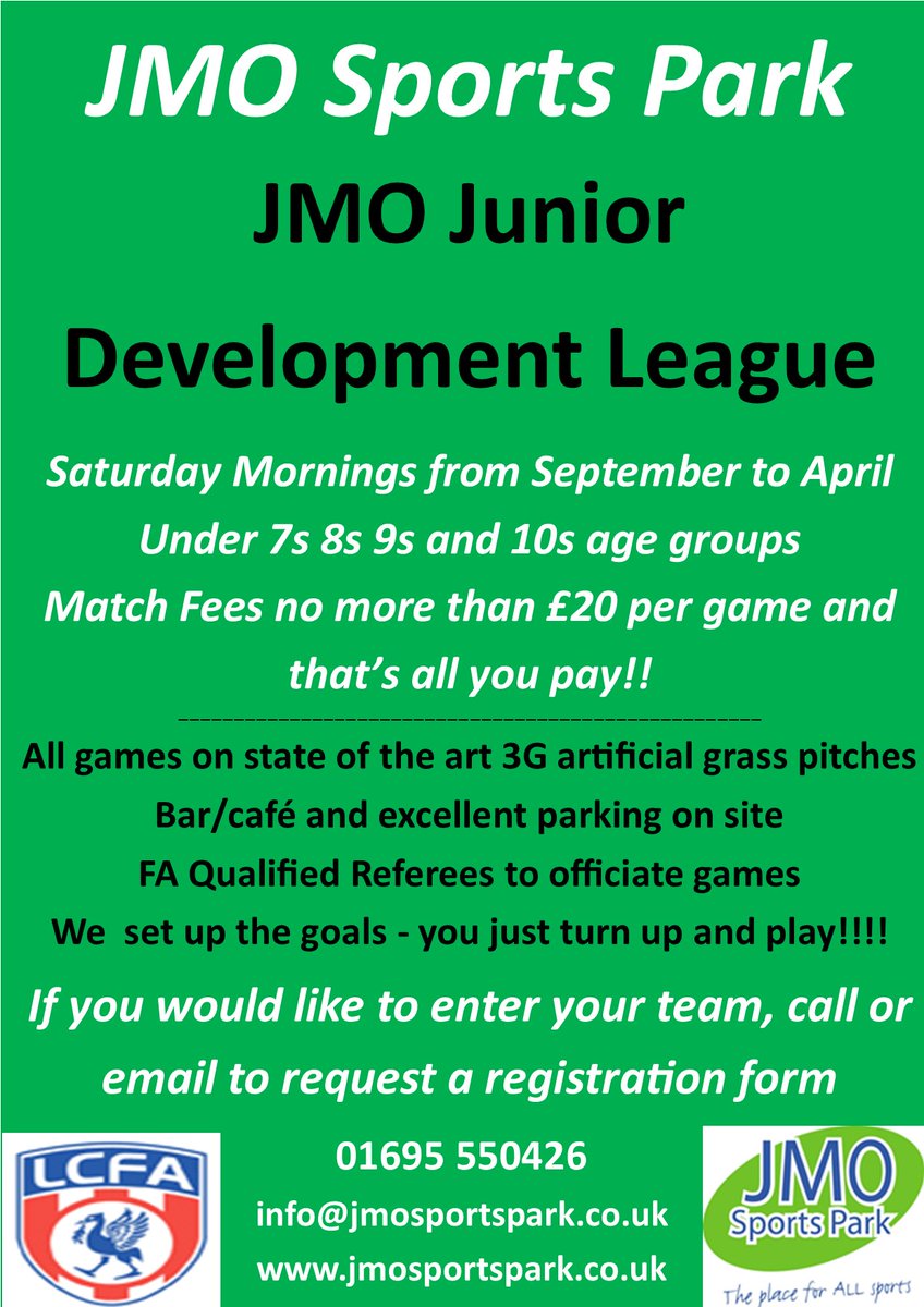 We are now taking registrations for our 2024/2025 Junior Development League which kicks off on Saturday 7th of September. To enter your team, we require a non-refundable non-transferable deposit payment of £50 to confirm a place. @Liverpool_CFA