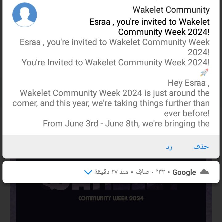 #wakeletcommunityweek2024 to start! If you haven't reserved your place CLICK here ⬇️

community.wakelet.com/cw24

🌟🌊💙 I reserved my place! 💙🌊🌟

@wakelet
 #wakeletwave

🌟🌊🎉💙🤍❤️🎉🌊🌟