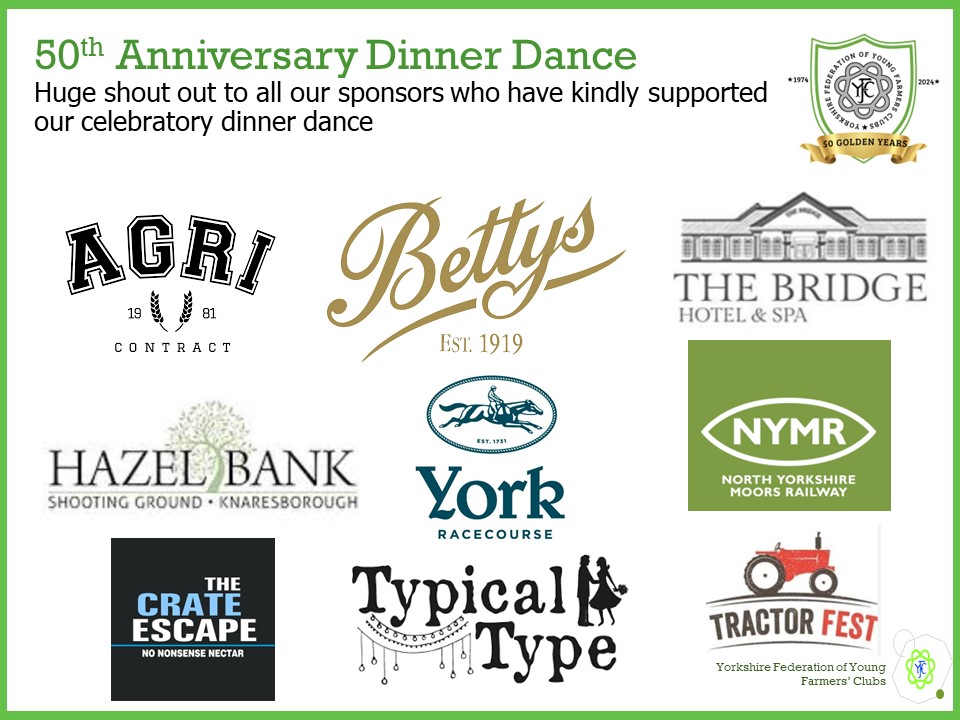 Huge thanks to all the sponsors who generously supported our event or donated prizes for our 50th anniversary dinner dance. #Poshfrock #bestbibandtucker #dancingshoes #TeamYorkshire