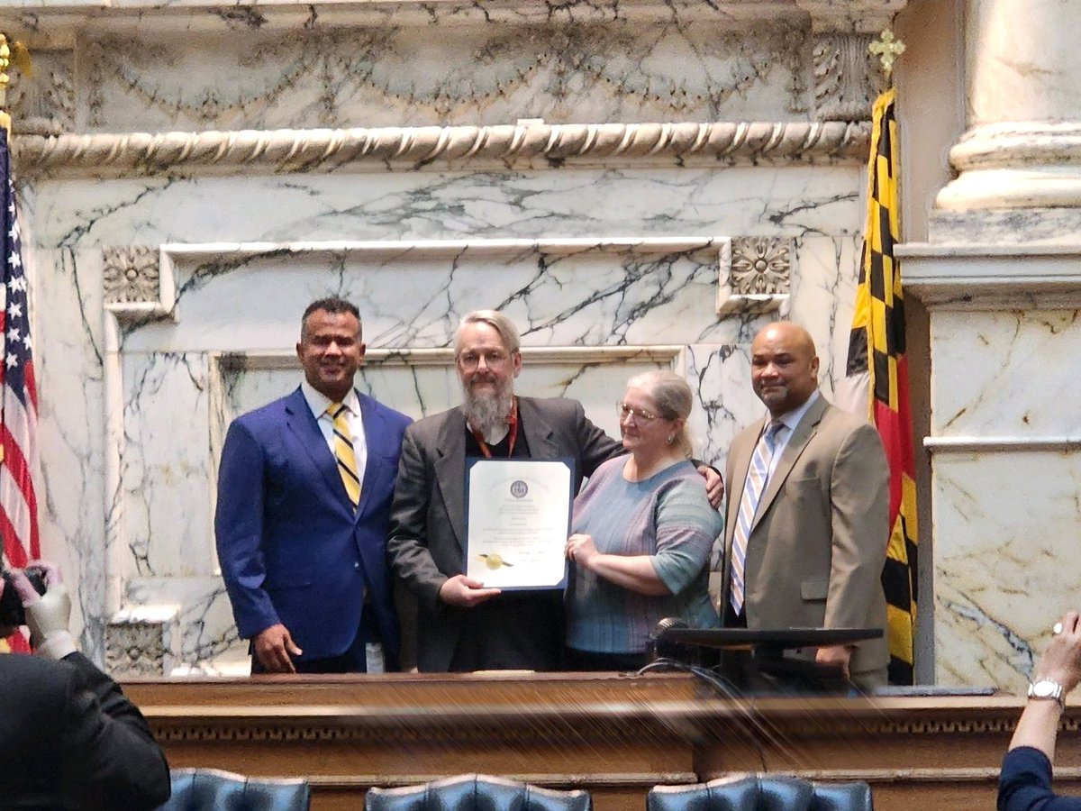 Thank you Bob Smith for your 35 years of service to Maryland. Bob has written and unwritten every major energy policy in this State since 1988. His three decades of service have had a positive impact on everyday Marylanders’ lives, and we all owe him a great deal of gratitude.