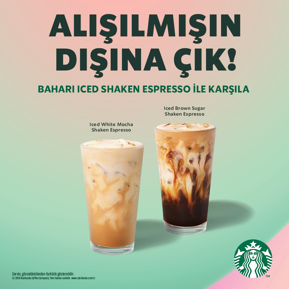 212 Outlet Starbucks'ın serinleten lezzetlerini keşfet. Alışılmışın dışına çık! Baharı iced shaken espresso ile karşıla. #212outlet #212avm #starbucks #coffee