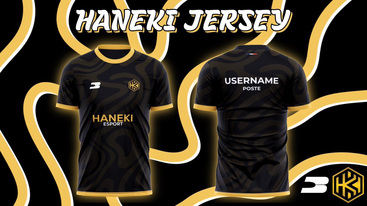 Pour fêter la sortie de notre tout premier maillot HK @HanekiEsport, je vous en fait gagner un !! 🔥 > #Giveaway Haneki Jersey 🥳 To enter : ✅Follow me & @HanekiEsport ✅Like & RT ✅Tag 2 friends Sorting 10/04 GL ALL ❤️ If you wanna buy it by yourself with 10% off :…