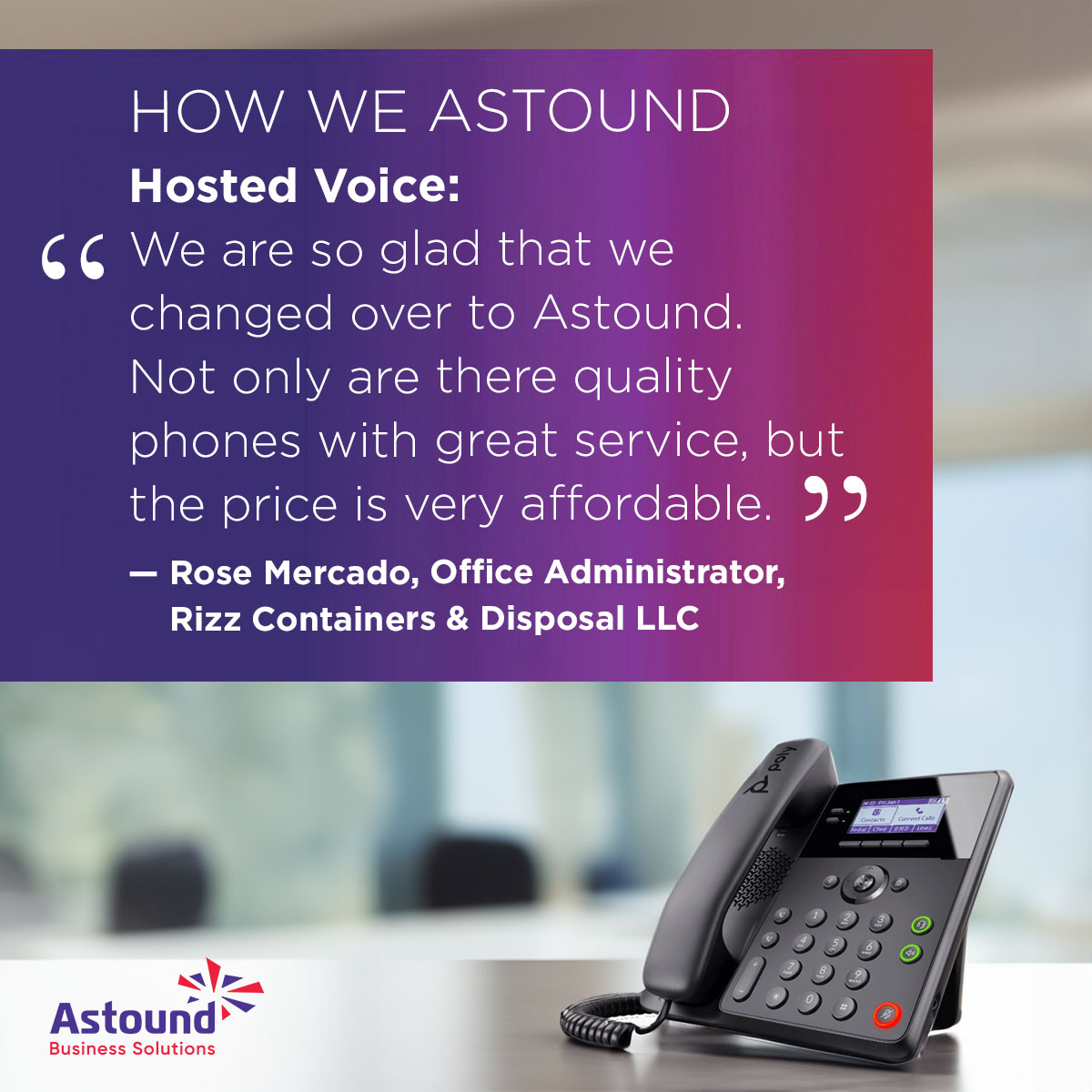 AstoundBusiness's tweet image. Looking for a #scalable, reliable and manageable #HostedVoice solution? Look no further than #Astound: tinyurl.com/56dpfdeb