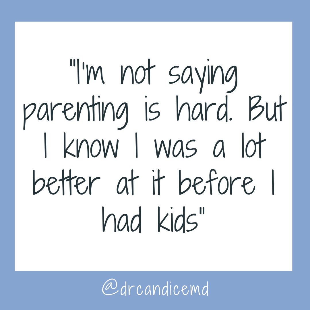 What did pre-baby you promise you would never do when you had kids?

#parenting #drcandicemd #pediatrician #kidshappyhealthy #memes