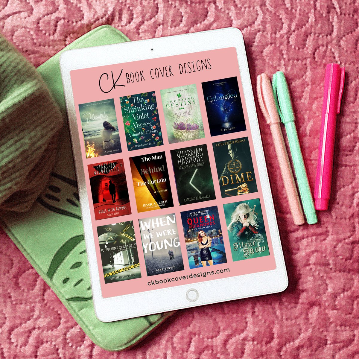 ckbookcovers's tweet photo. 🌟BOOK YOUR COVER DESIGN🌟

If you need a book cover designer, check out my portfolio: https://t.co/SRK7XdDtsI, and get in touch. DM or email: contact@ckbookcoverdesigns.com

Let's create the best cover for your next book together. 💝 #bookcoverdesigner #coverdesign #bookcover https://t.co/Mg9ns2ZND7
