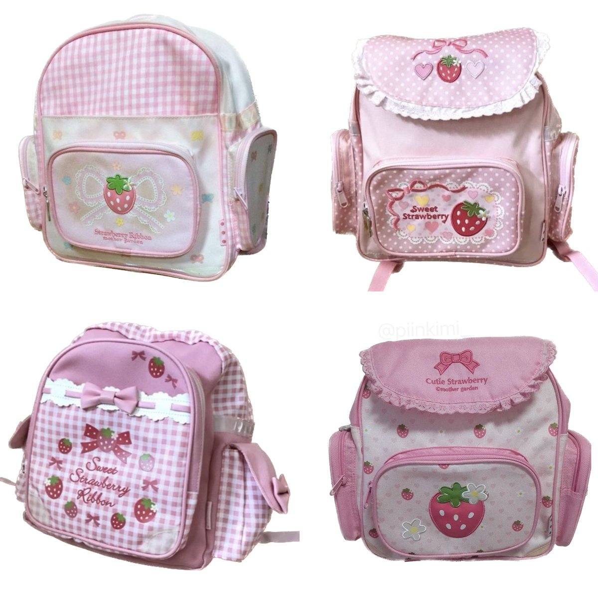 strawberry backpacks