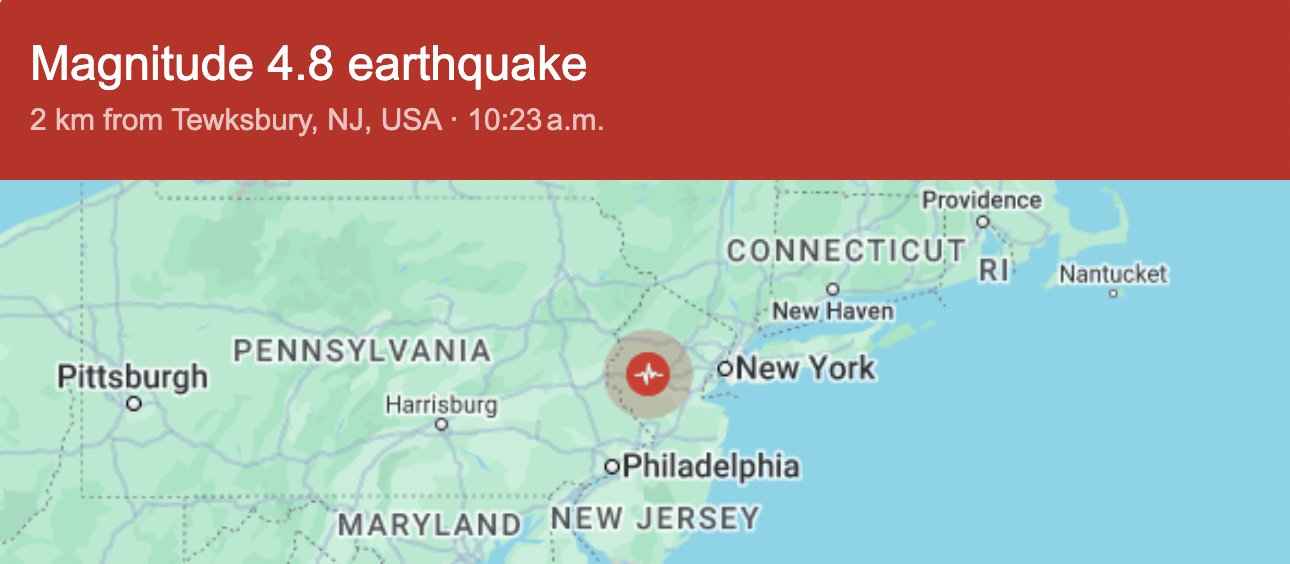 [爆卦] 美國紐約地震