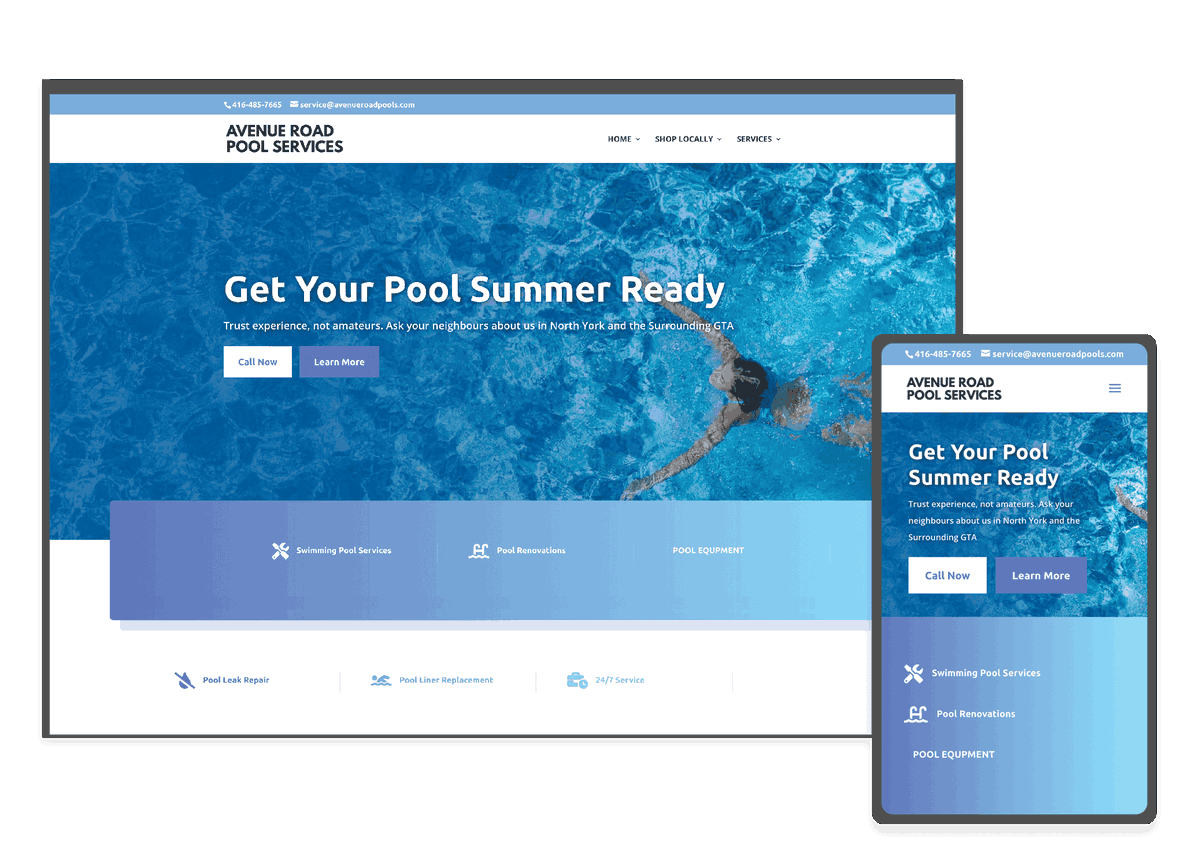 websitesca's tweet image. Avenue Road Pool Service has been serving the Greater Toronto Area since 1987. Locally-owned and operated, they provide expert swimming pool services, repairs and renovations with 24/7 service.

websites.ca/toronto-web-de…