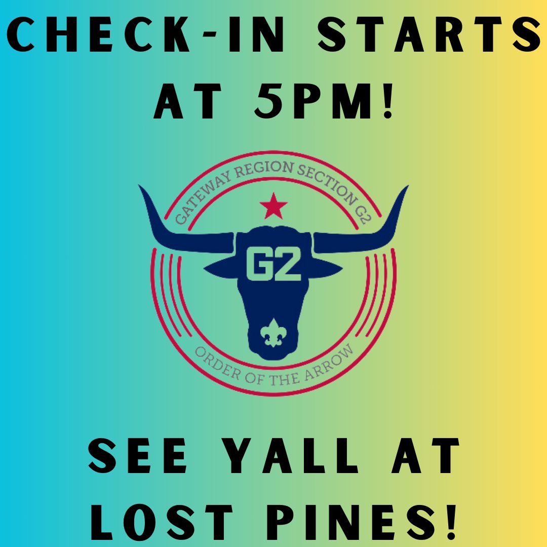 We look forward to seeing you all this evening at Conclave!!!!
#lonestarfellowship #sectionconclave #orderofthearrow #OA #SectionG2