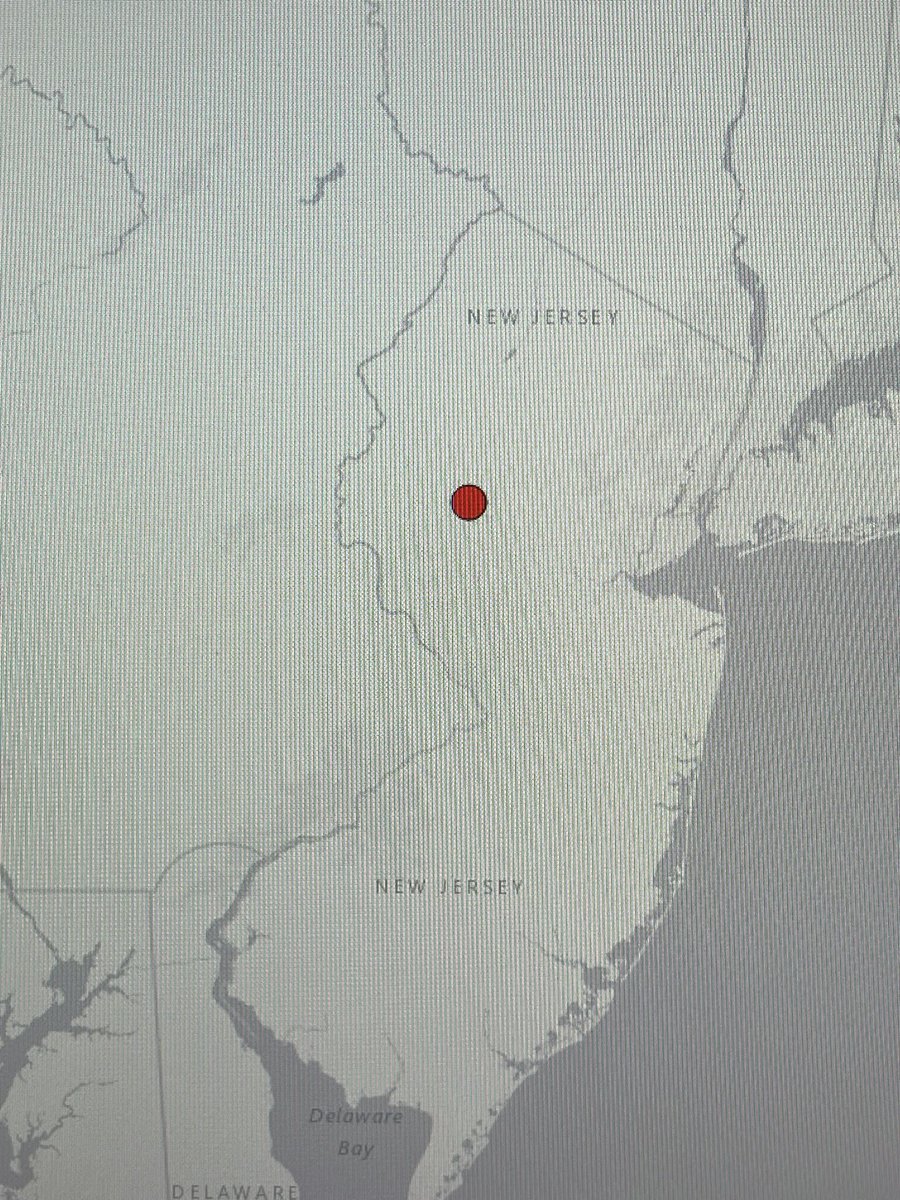 Just in on <a href="/USGS/">USGS</a> #earthquake in Lebanon, NJ 4.8 magnitude!