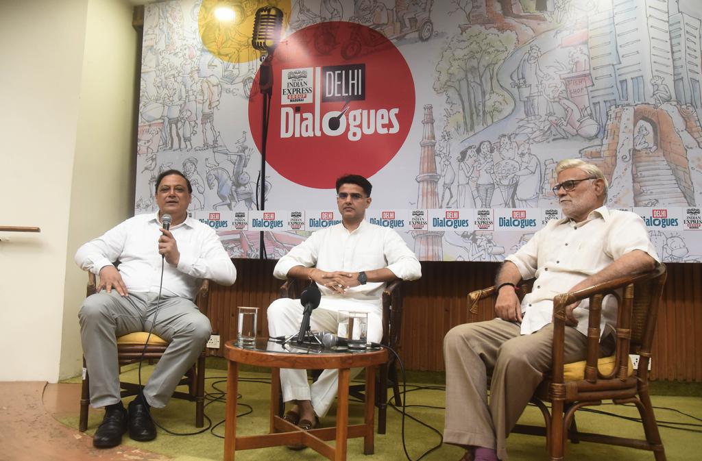 At the 16th edition of The New Indian Express's #DelhiDialogues, Congress leader @SachinPilot⁩ says that LS elections will throw up surprising results. 'I've travelled across country & sensed a mood for change, biggest surprise will come from Hindi heartland,' says Pilot.