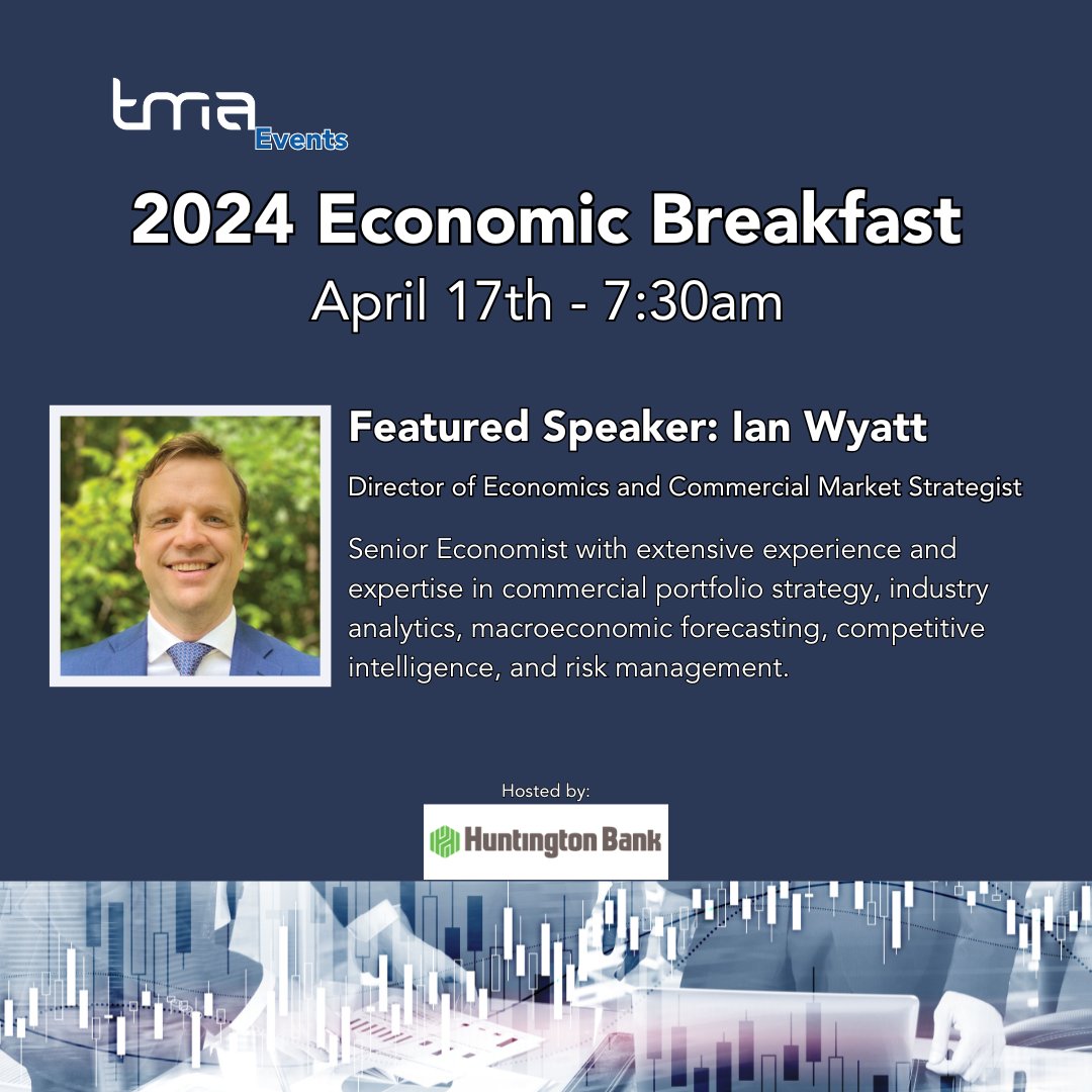 Don't Miss Out on TMA's Exclusive 2024 Economic Breakfast featuring Ian Wyatt. What are the experts predicting about the 2024 economic environment? How could what they're saying affect you or your business? More here: web.tmaillinois.org/events/2024-Ec…