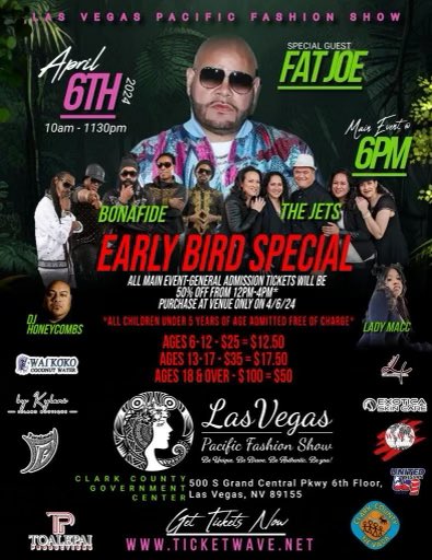 Las Vegas come out tonight &amp; tomorrow! #LasVegasPacificFashionShow